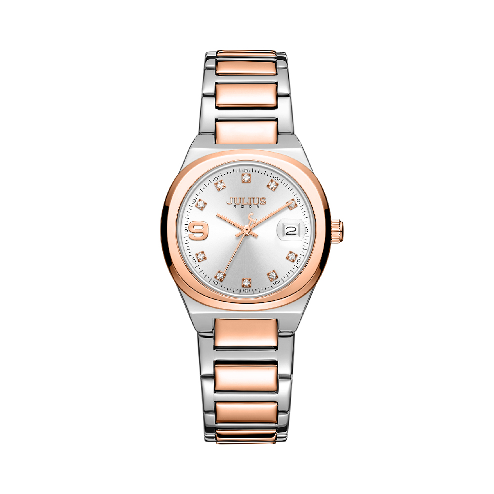 นาฬิกา Julius JA-1464 G สายสแตนเลส สีสองกษัตริย์