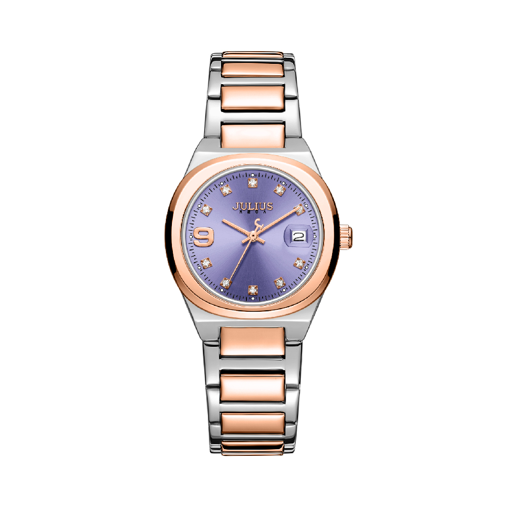 นาฬิกา Julius JA-1464 H สายสแตนเลส สีสองกษัตริย์
