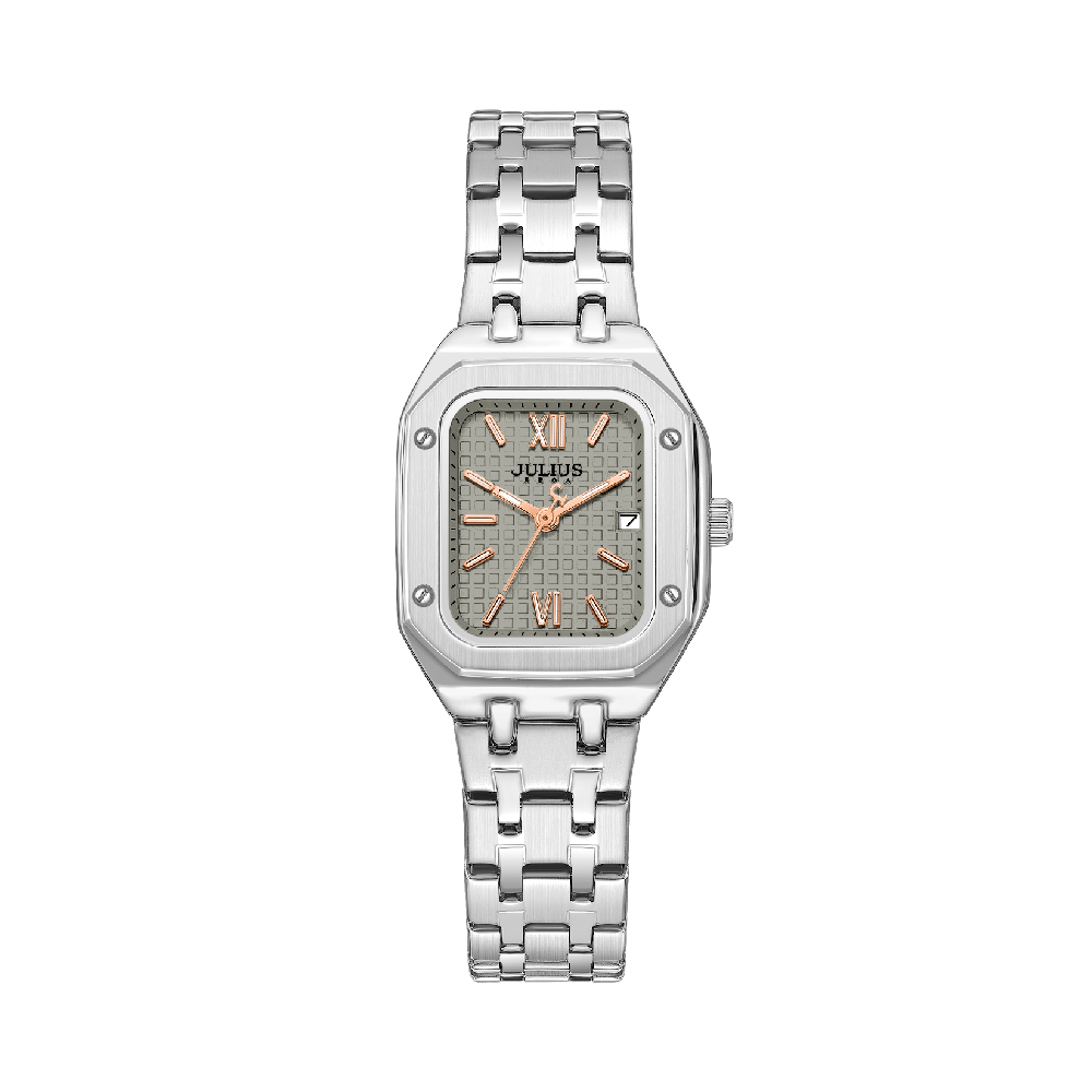 นาฬิกา Julius JA-1465 C สายสแตนเลส สีเงิน