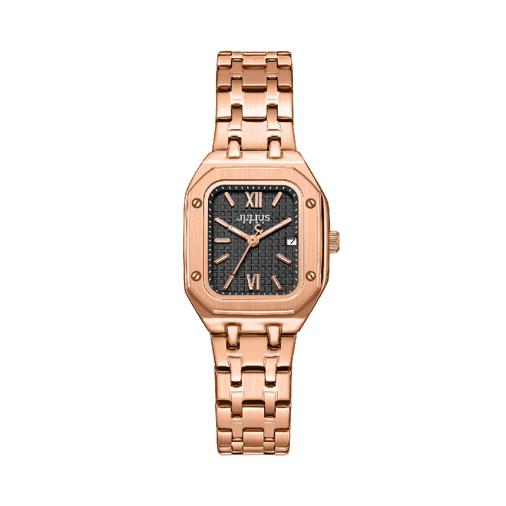 นาฬิกา Julius JA-1465 H สายสแตนเลส สีโรสโกลด์