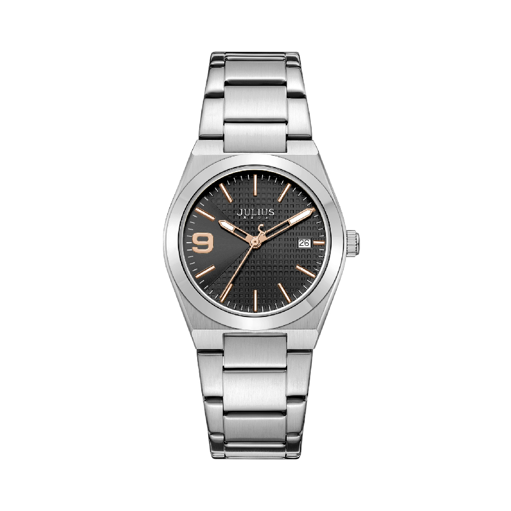 นาฬิกา Julius JA-1466 D สายสแตนเลส สีเงิน