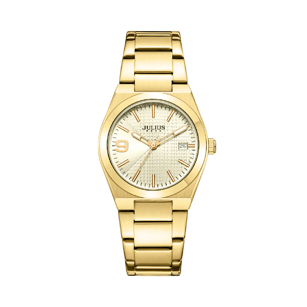 นาฬิกา Julius JA-1466 E สายสแตนเลส สีทอง