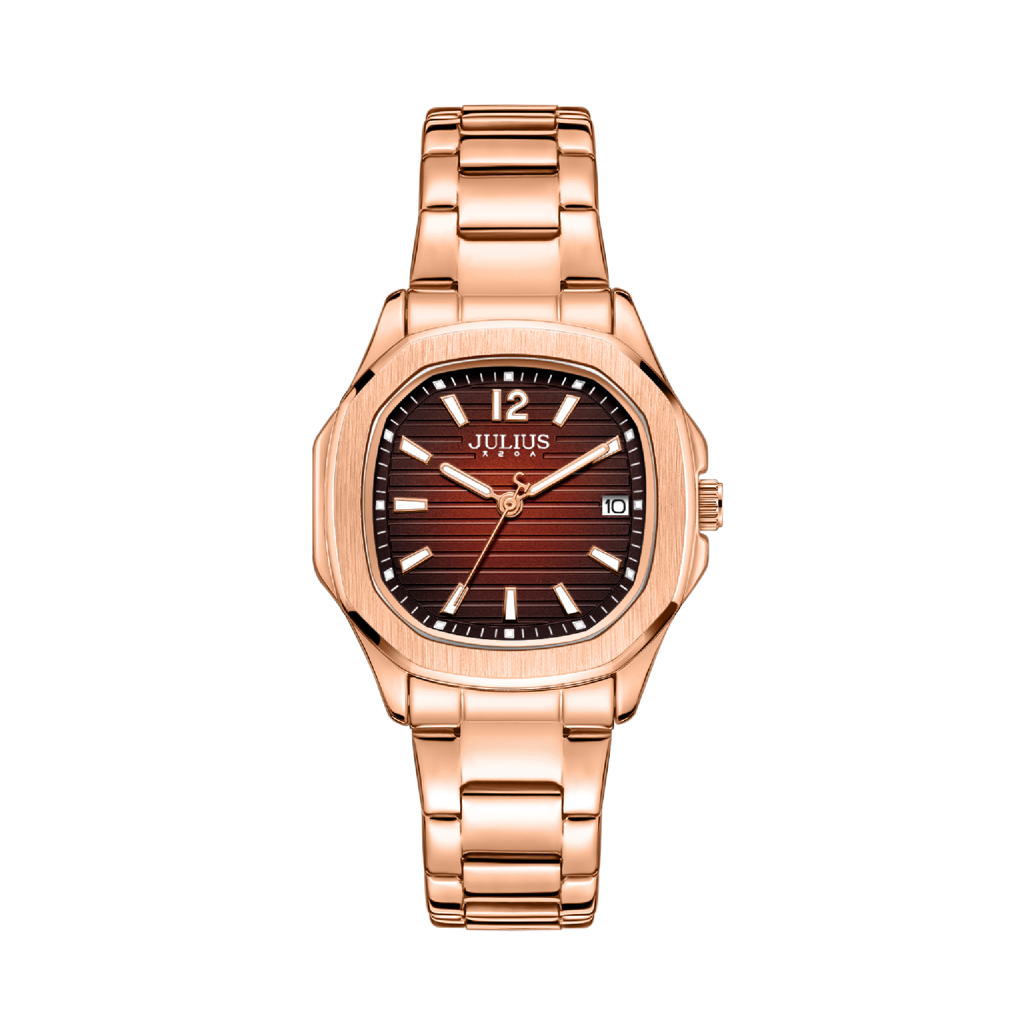 นาฬิกา Julius JA-1468 G สายสแตนเลส สีโรสโกลด์