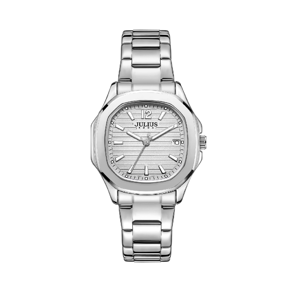นาฬิกา Julius JA-1468 I สายสแตนเลส สีเงิน
