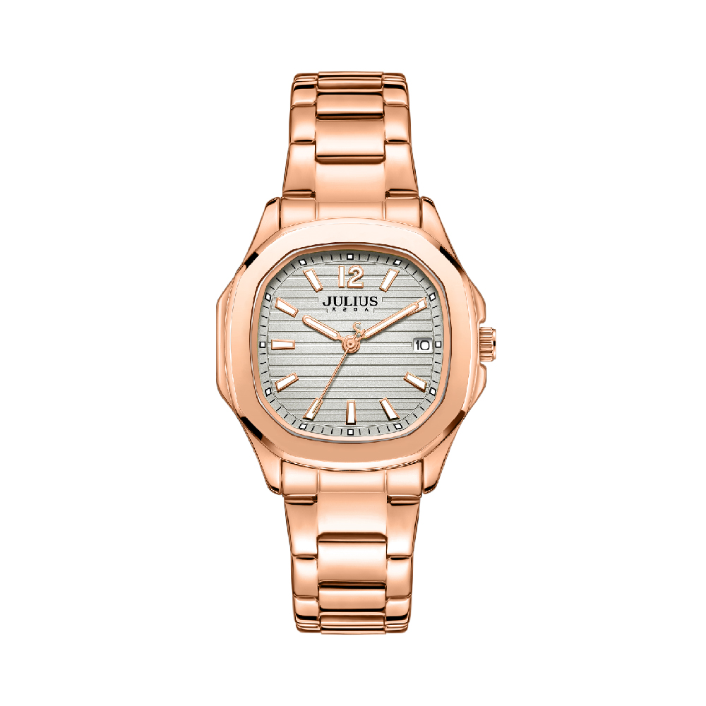 นาฬิกา Julius JA-1468 L สายสแตนเลส สีโรสโกลด์