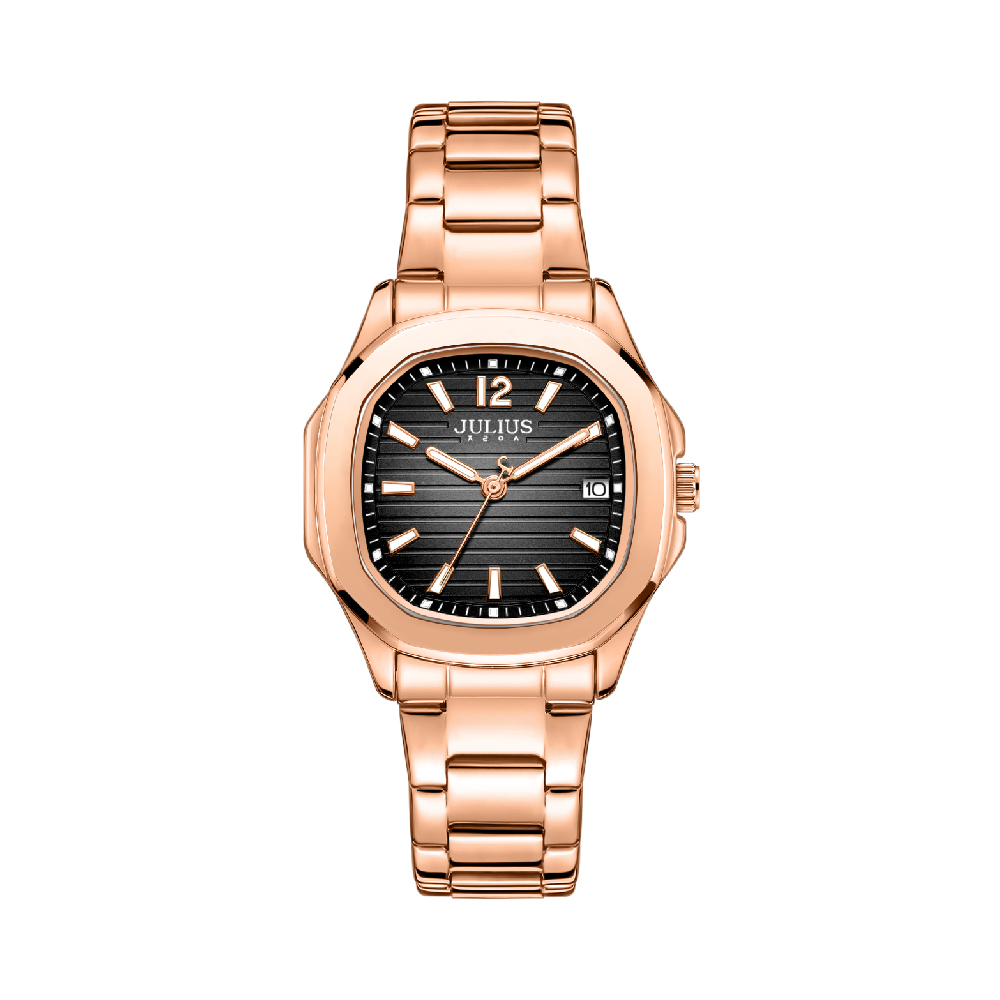 นาฬิกา Julius JA-1468 N สายสแตนเลส สีโรสโกลด์