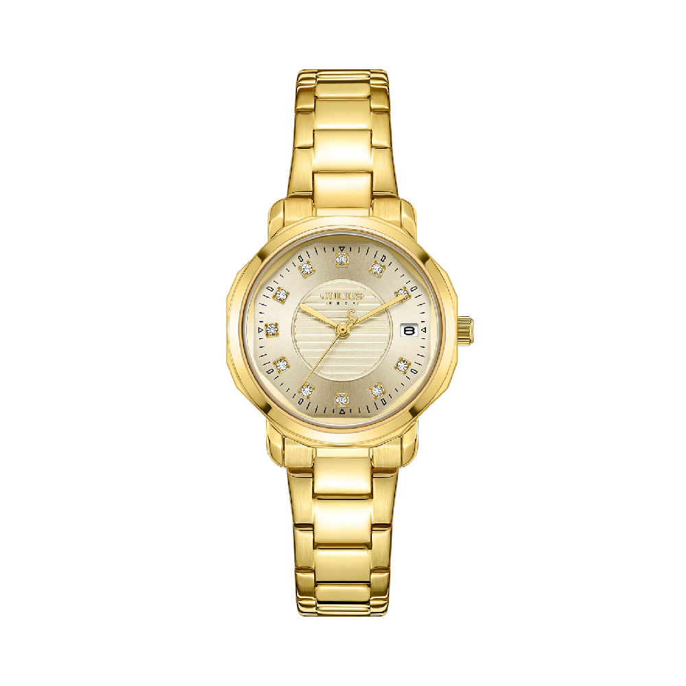 นาฬิกา Julius JA-1469 C สายสแตนเลส สีทอง
