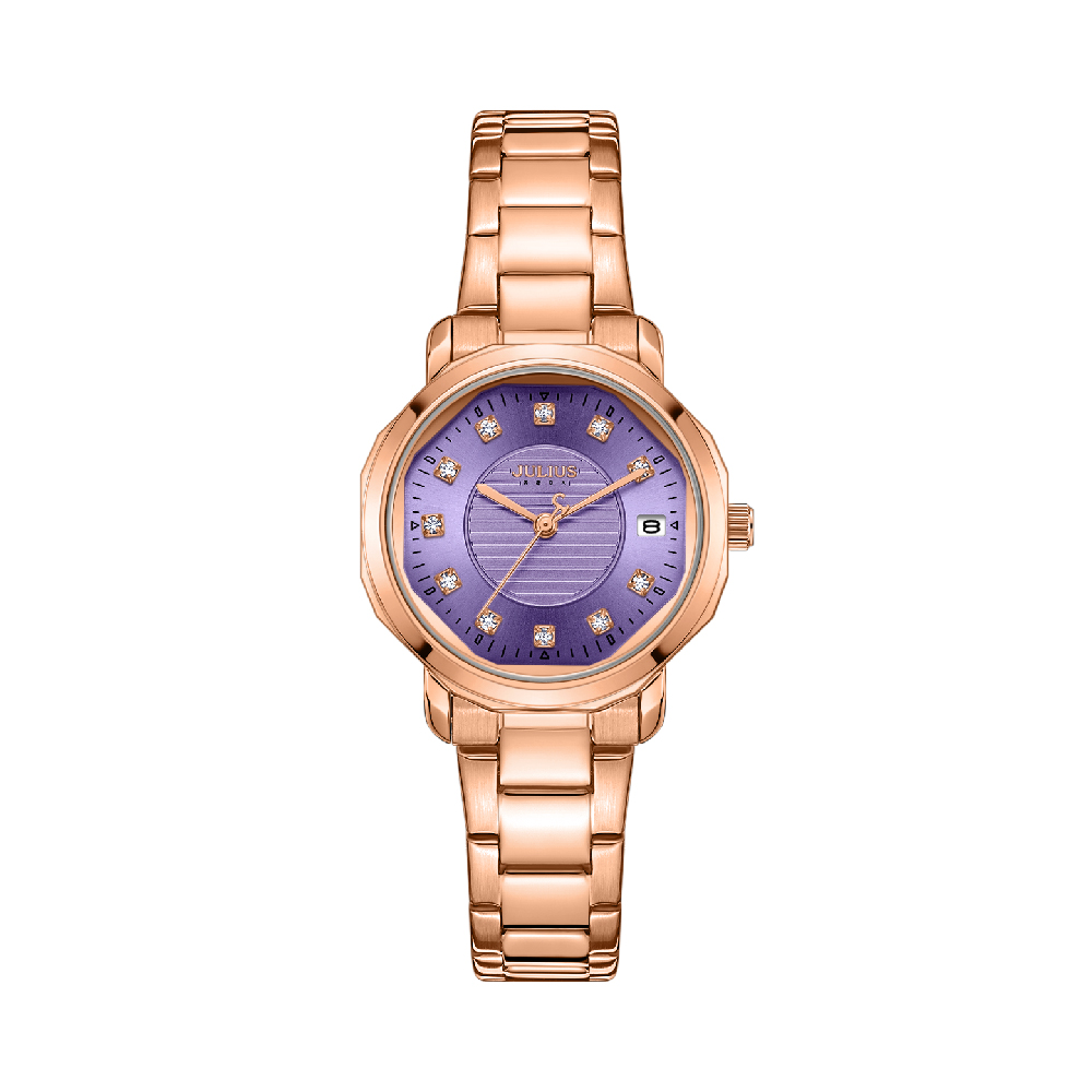 นาฬิกา Julius JA-1469 F สายสแตนเลส สีโรสโกลด์