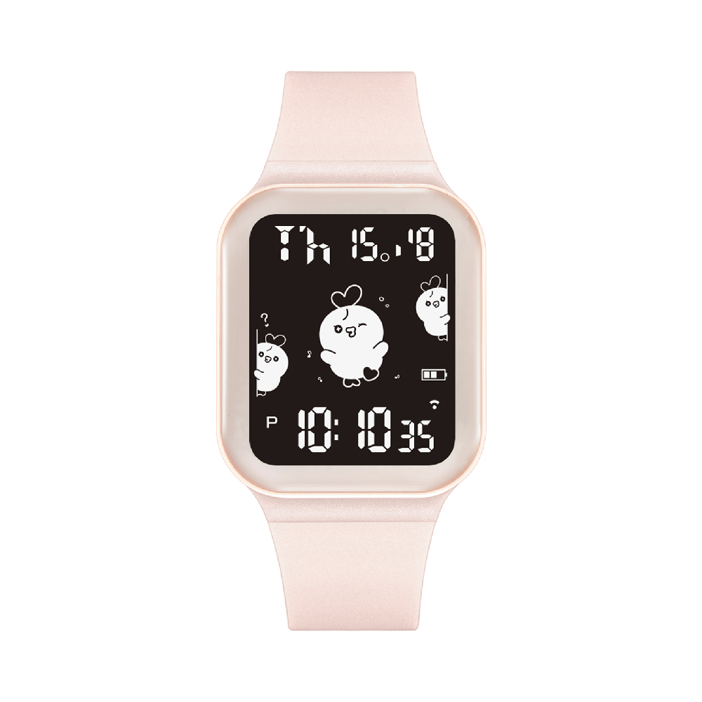 นาฬิกา Julius JA-1476 C สายซิลิโคน สีชมพูพาสเทล