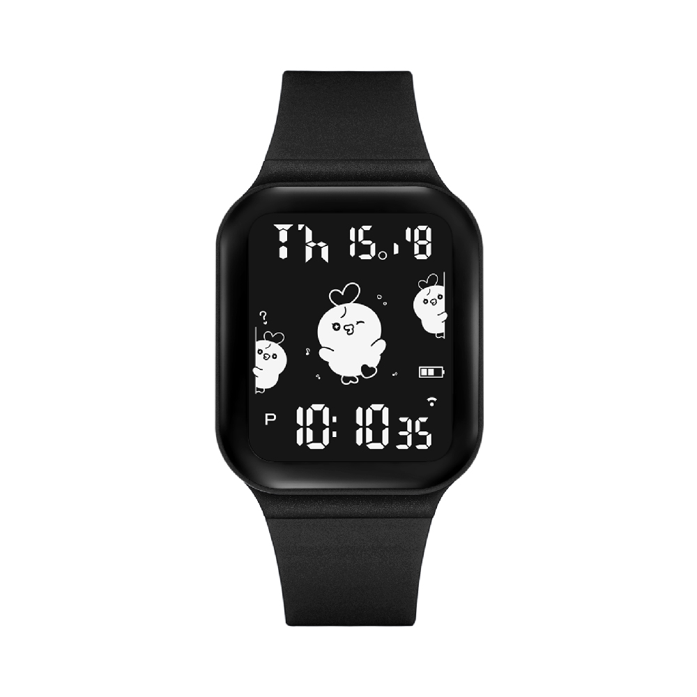 นาฬิกา Julius JA-1476 F สายซิลิโคน สีดำ