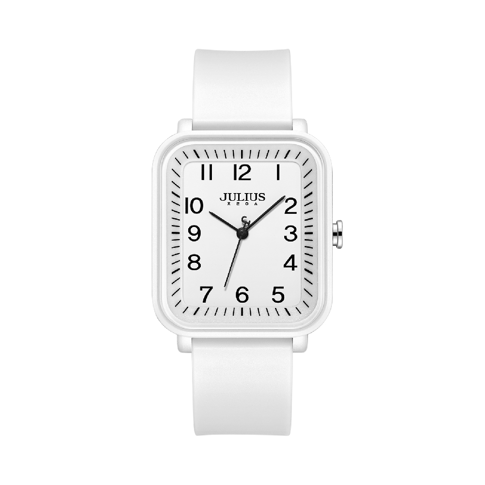 นาฬิกา Julius JA-1477 A สายซิลิโคน สีขาว