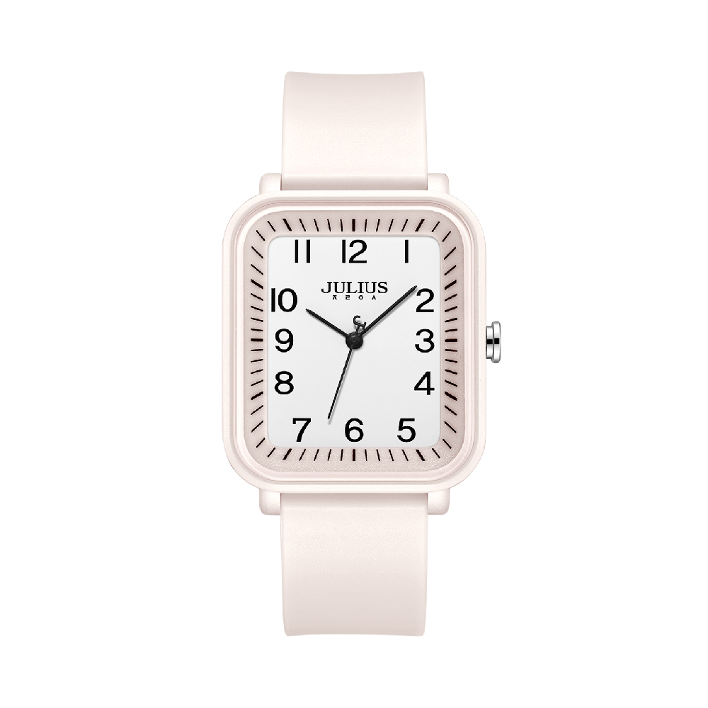 นาฬิกา Julius JA-1477 D สายซิลิโคน สีครีม