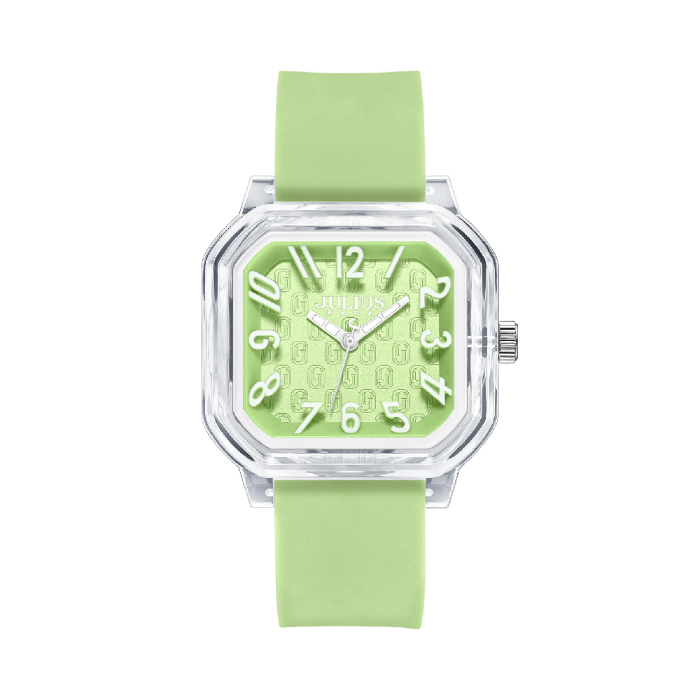 นาฬิกา Julius JA-1491 D สายซิลิโคน สีเขียว