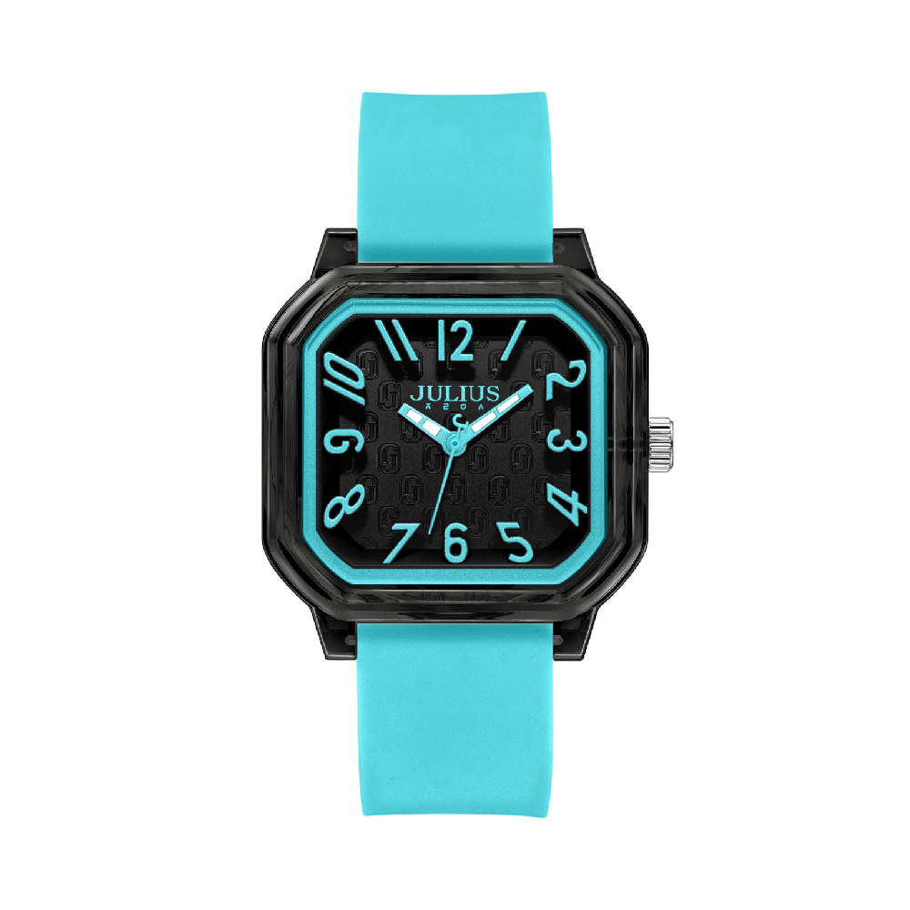 นาฬิกา Julius JA-1491 E สายซิลิโคน สีฟ้า