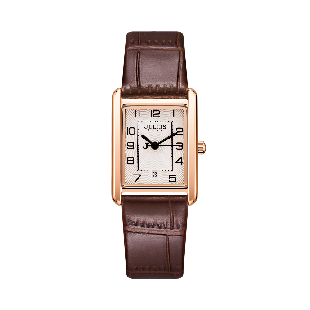 นาฬิกา Julius JA-1494L B สายหนัง สีน้ำตาล