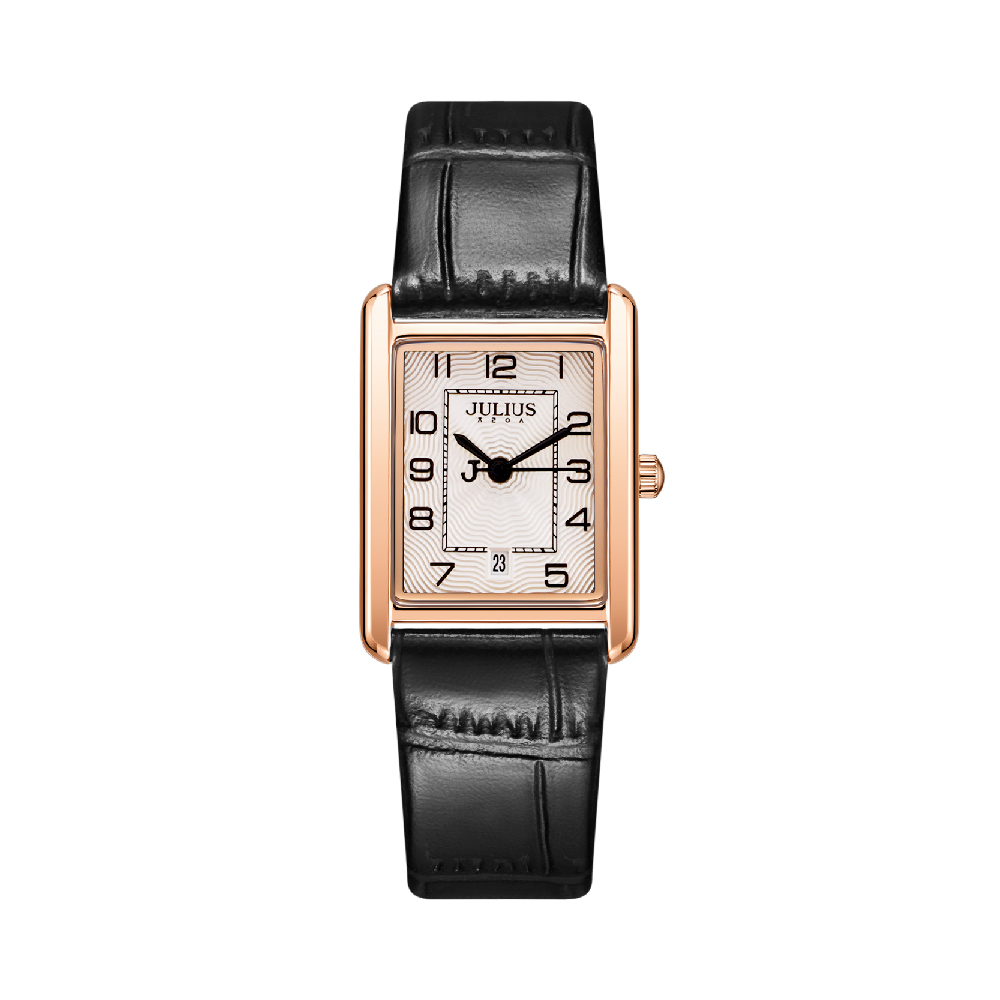 นาฬิกา Julius JA-1494L C สายหนัง สีดำ