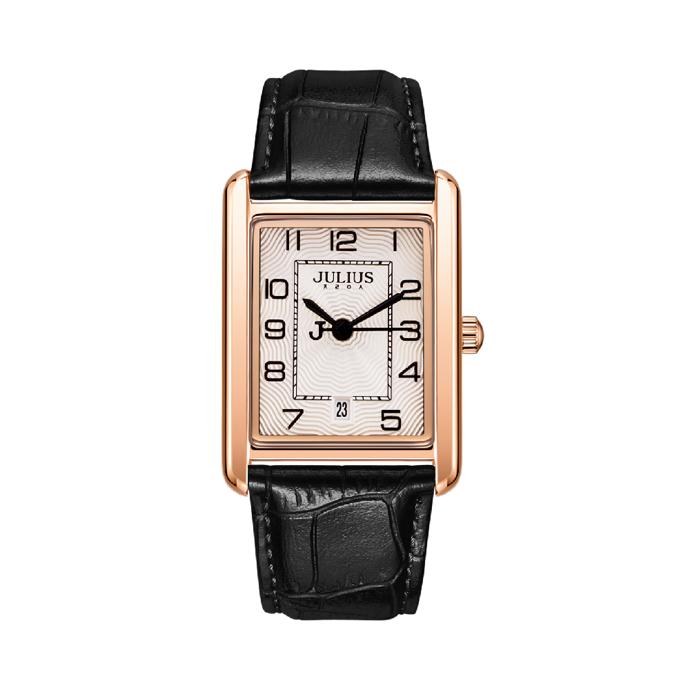 นาฬิกา Julius JA-1494M C สายหนัง สีดำ