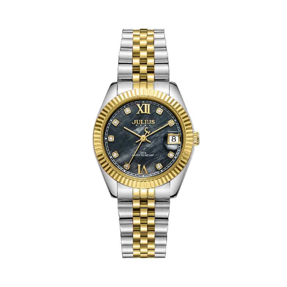 นาฬิกา Julius JA-1498 H สายสแตนเลส สีเงิน-ทอง