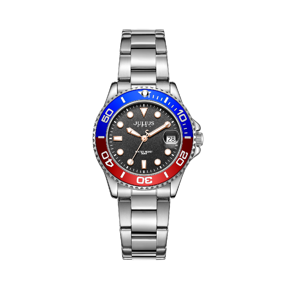 นาฬิกา Julius JA-1499 C สายสแตนเลส สีเงิน