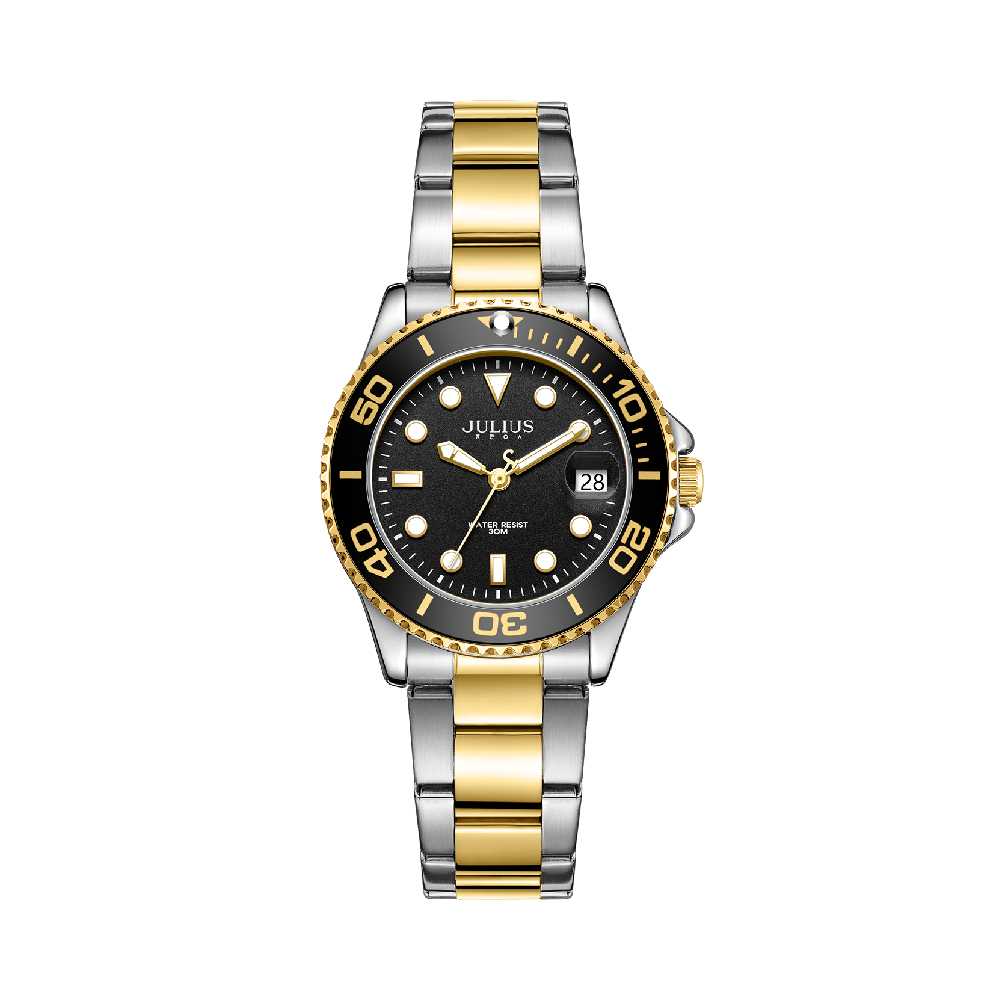 นาฬิกา Julius JA-1499 H สายสแตนเลส สีเงิน-ทอง