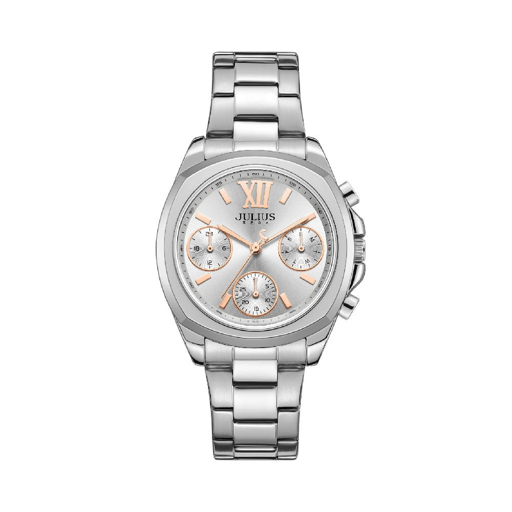นาฬิกา Julius JA-1500 A สายสแตนเลส สีเงิน