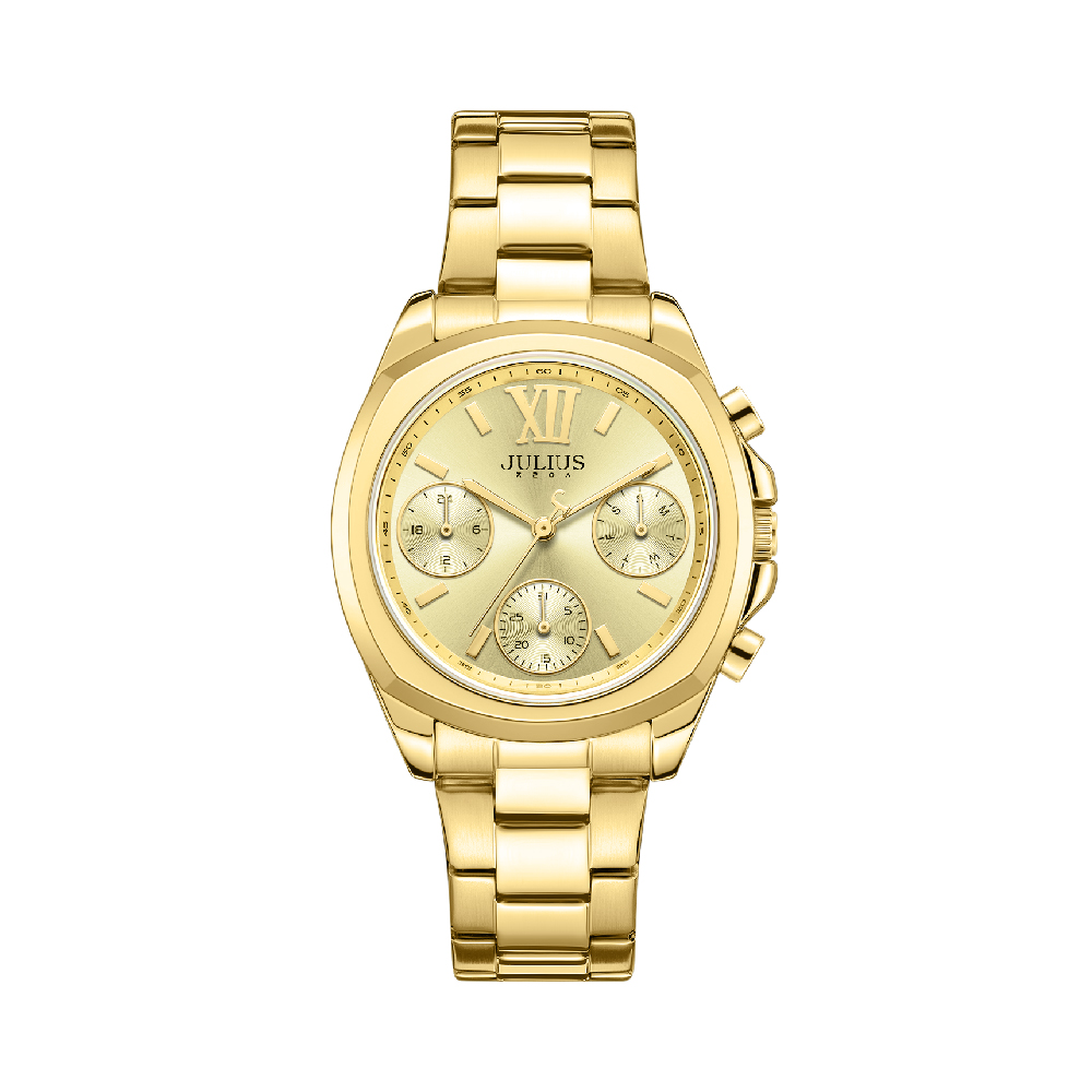 นาฬิกา Julius JA-1500 C สายสแตนเลส สีทอง
