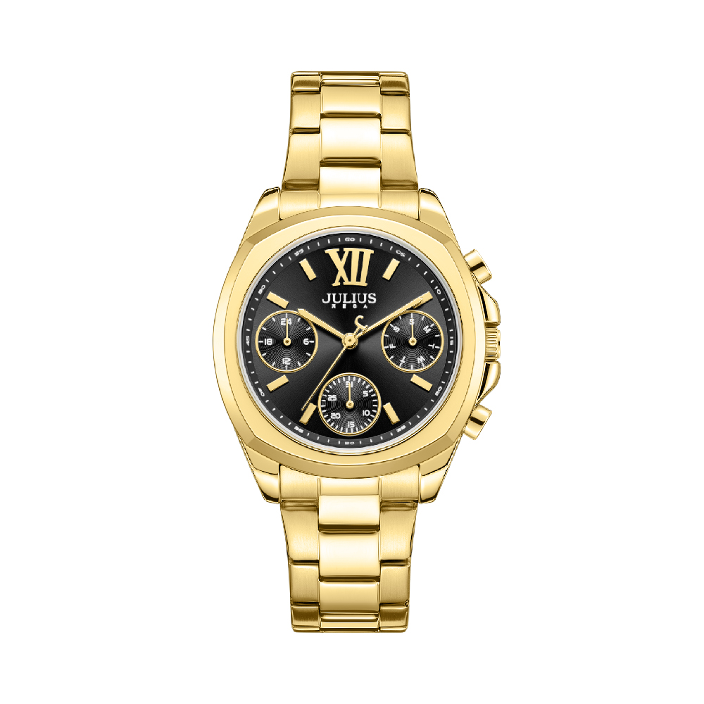 นาฬิกา Julius JA-1500 D สายสแตนเลส สีทอง
