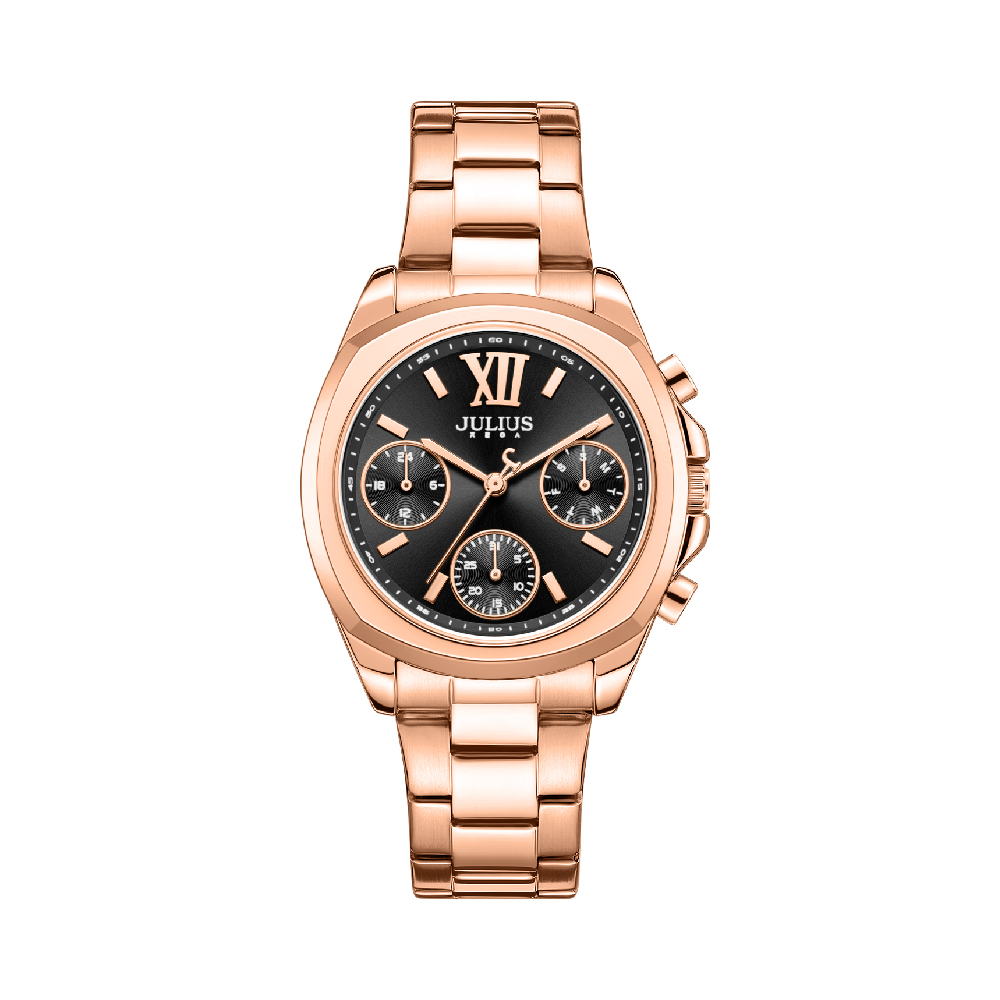 นาฬิกา Julius JA-1500 F สายสแตนเลส สีโรสโกลด์