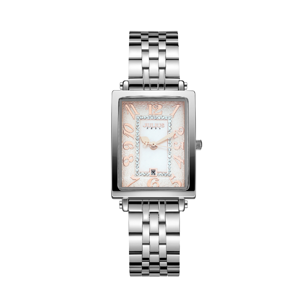 นาฬิกา Julius JA-1501 A สายสแตนเลส สีเงิน