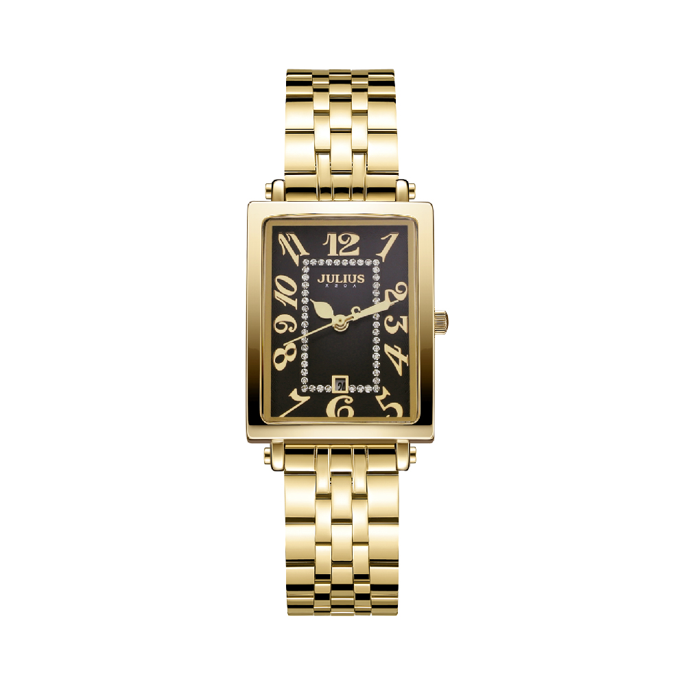 นาฬิกา Julius JA-1501 D สายสแตนเลส สีทอง