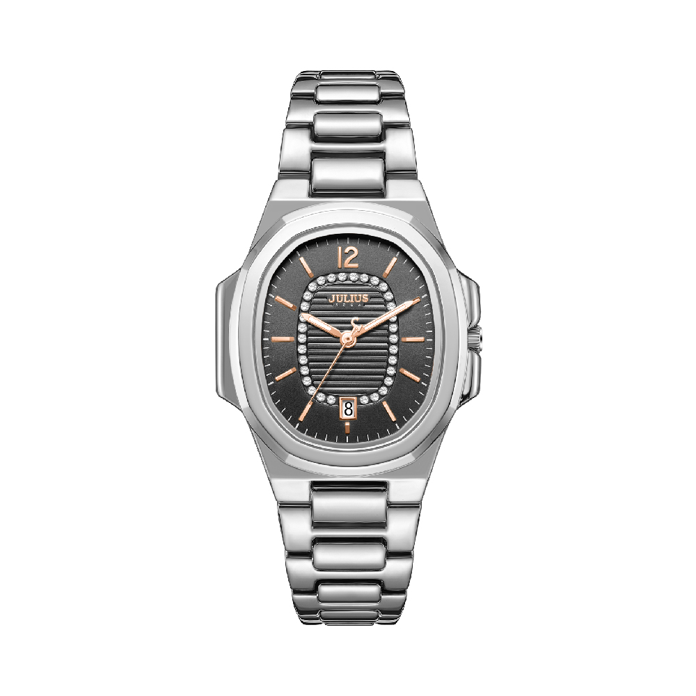 นาฬิกา Julius JA-1504 A สายสแตนเลส สีเงิน
