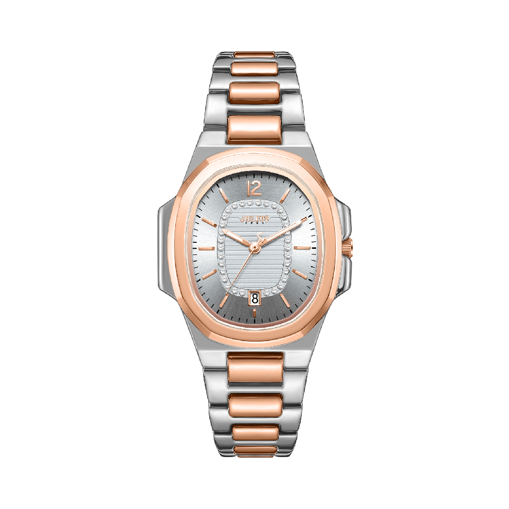 นาฬิกา Julius JA-1504 E สายสแตนเลส สีสองกษัตริย์
