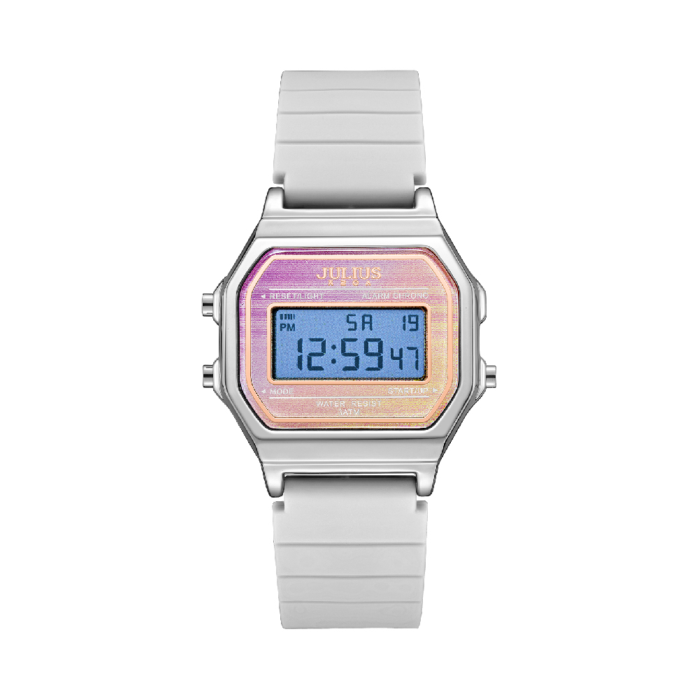 นาฬิกา Julius JA-1505 A สายซิลิโคน สีเทา