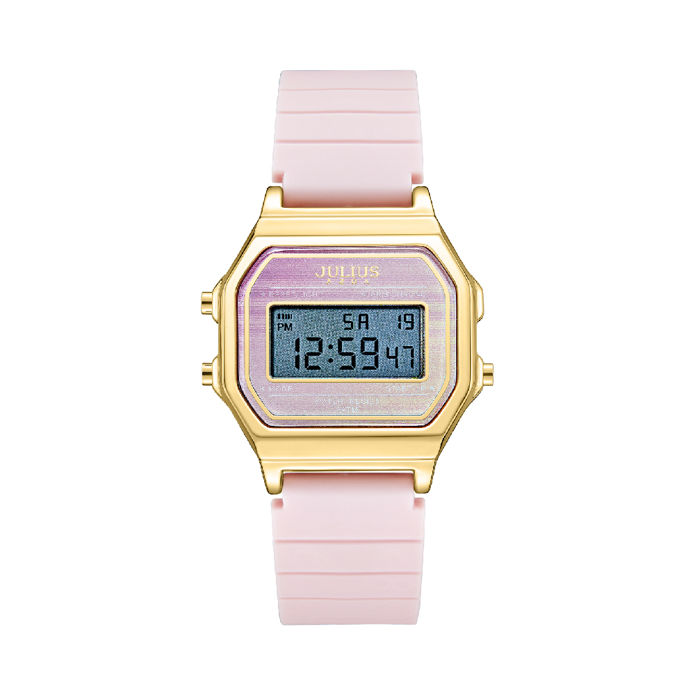 นาฬิกา Julius JA-1505 B สายซิลิโคน สีชมพู