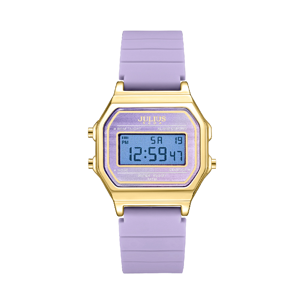นาฬิกา Julius JA-1505 C สายซิลิโคน สีม่วง