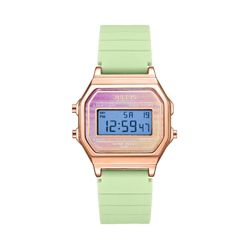 นาฬิกา Julius JA-1505 D สายซิลิโคน สีเขียว