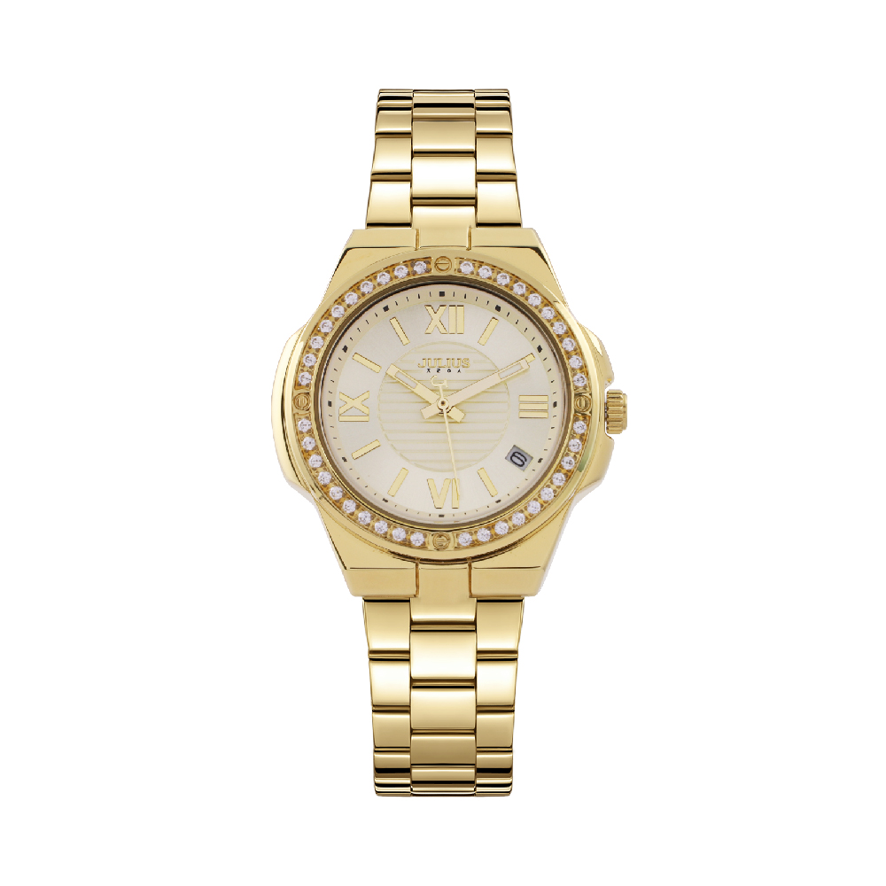 นาฬิกา Julius JA-1506 B สายสแตนเลส สีทอง