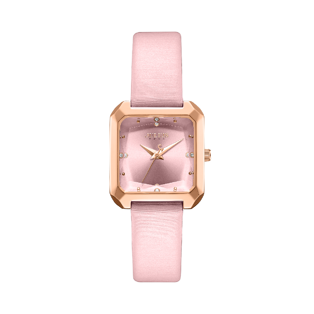 นาฬิกา Julius JA-1507 B สายหนัง สีชมพู