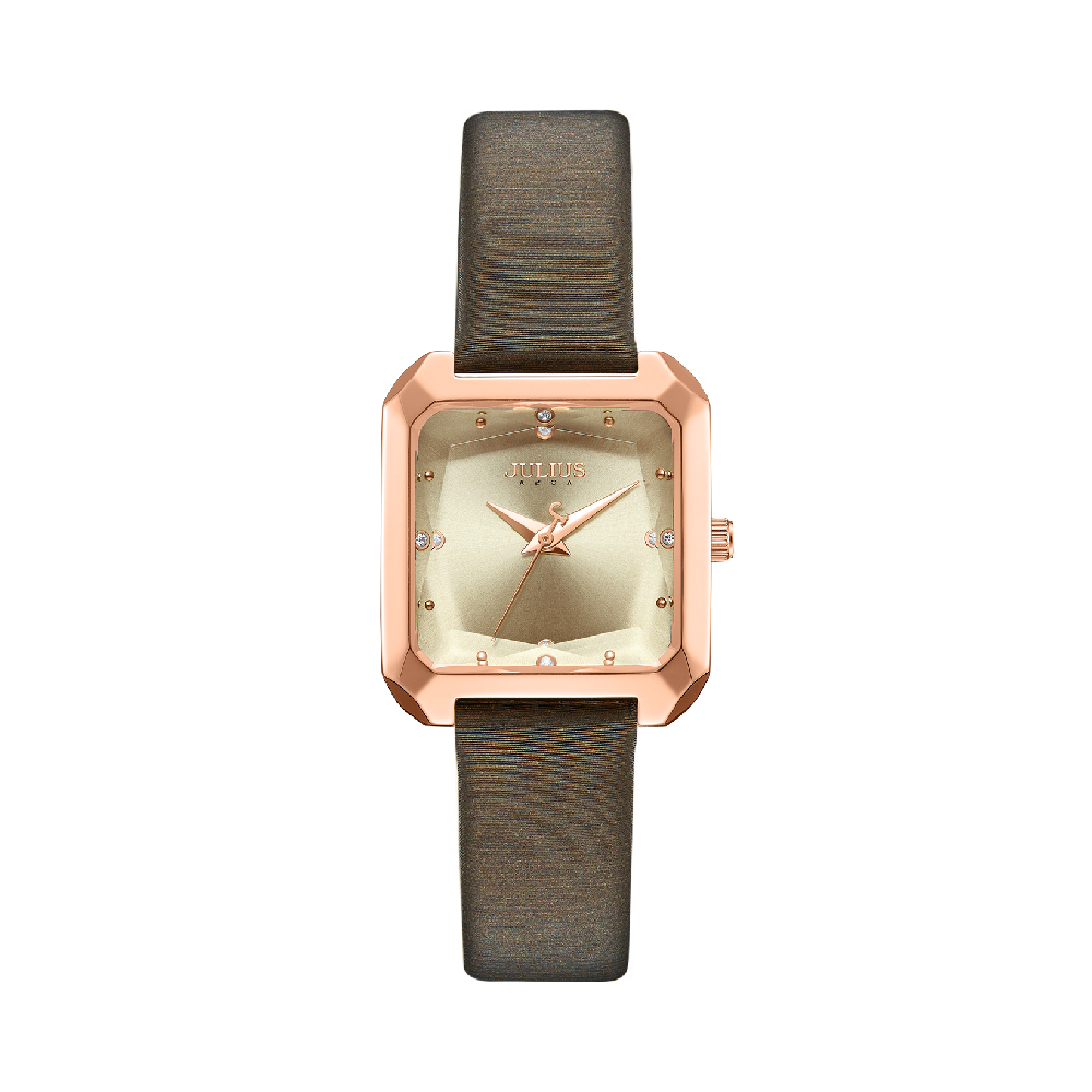 นาฬิกา Julius JA-1507 C สายหนัง สีน้ำตาล