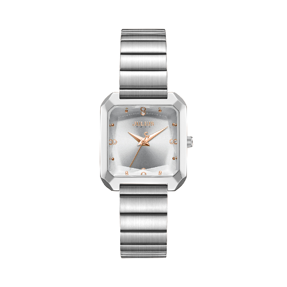 นาฬิกา Julius JA-1507 E สายสแตนเลส สีเงิน
