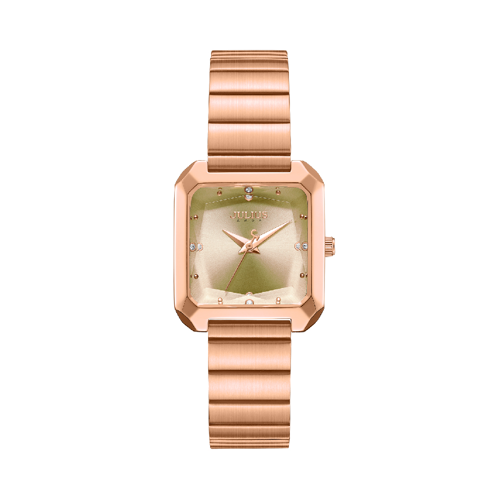 นาฬิกา Julius JA-1507 I สายสแตนเลส สีโรสโกลด์