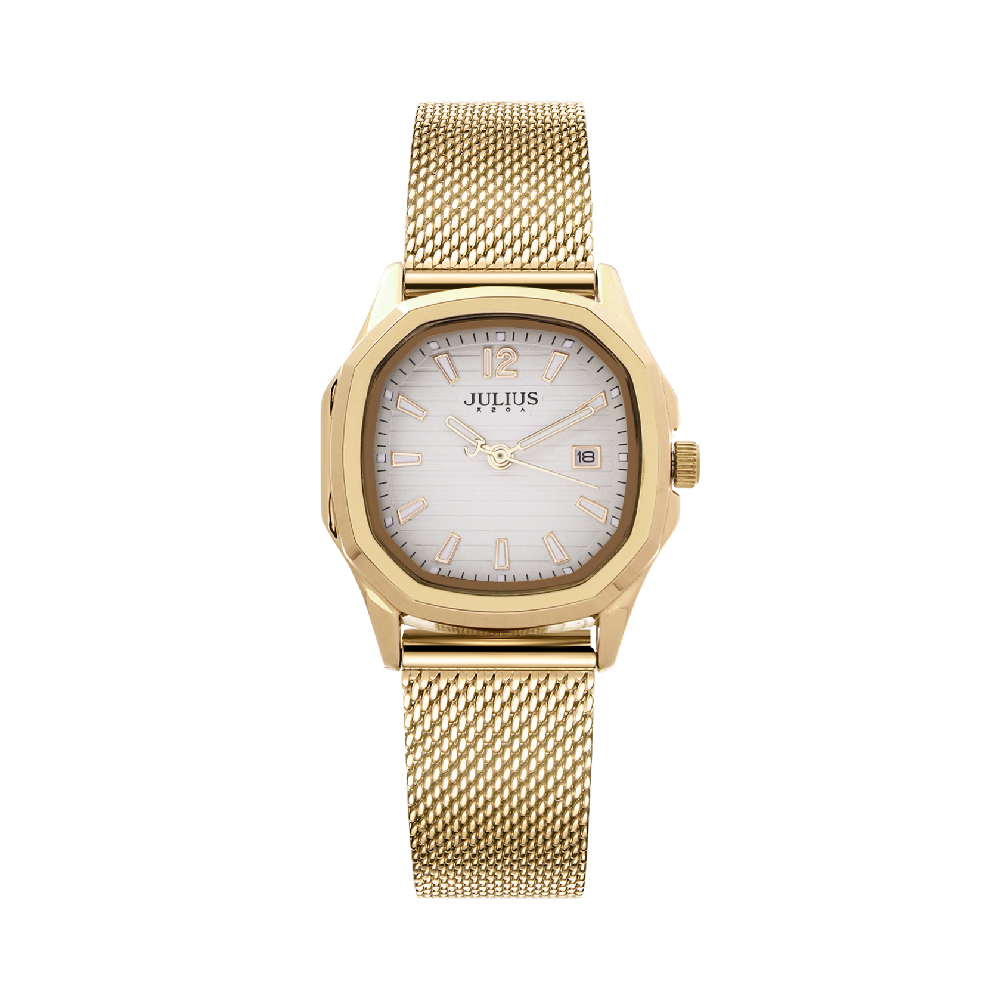 นาฬิกา Julius JA-1510 C สายสแตนเลส สีทอง
