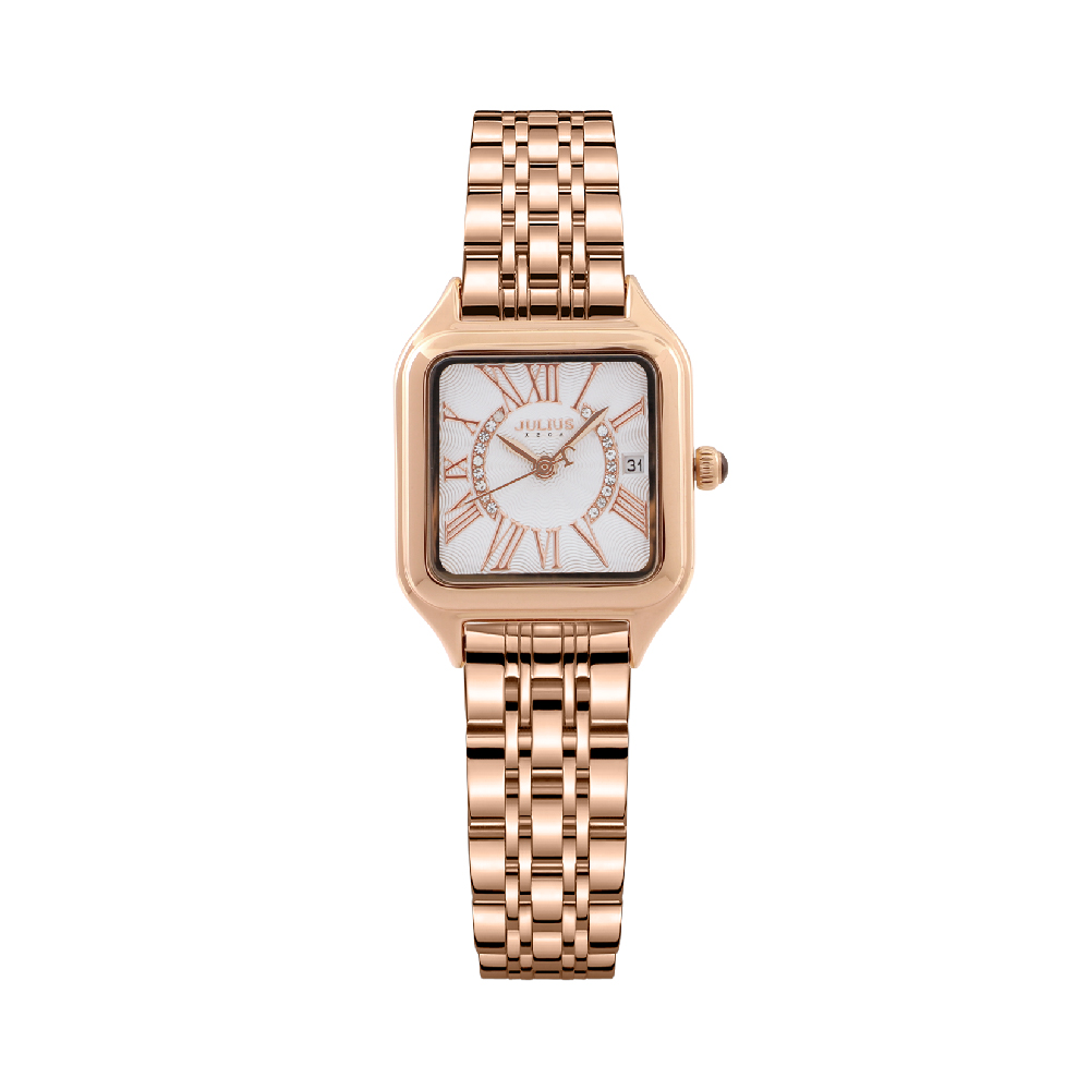 นาฬิกา Julius JA-1513 D สายสแตนเลส สีโรสโกลด์