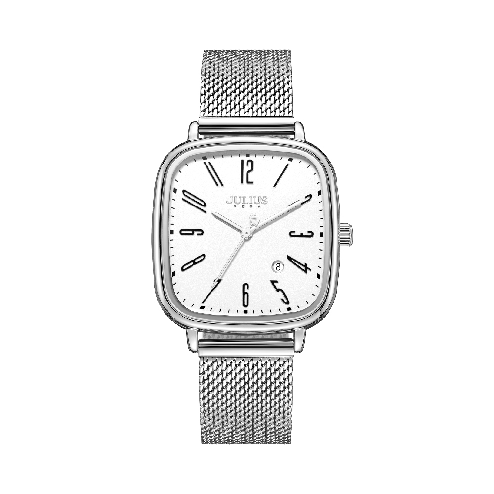 นาฬิกา Julius JA-1514 A สายสแตนเลส สีเงิน