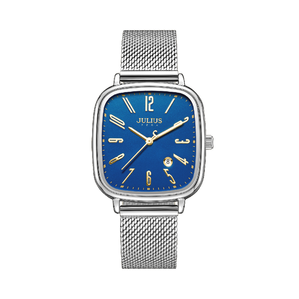 นาฬิกา Julius JA-1514 B สายสแตนเลส สีเงิน