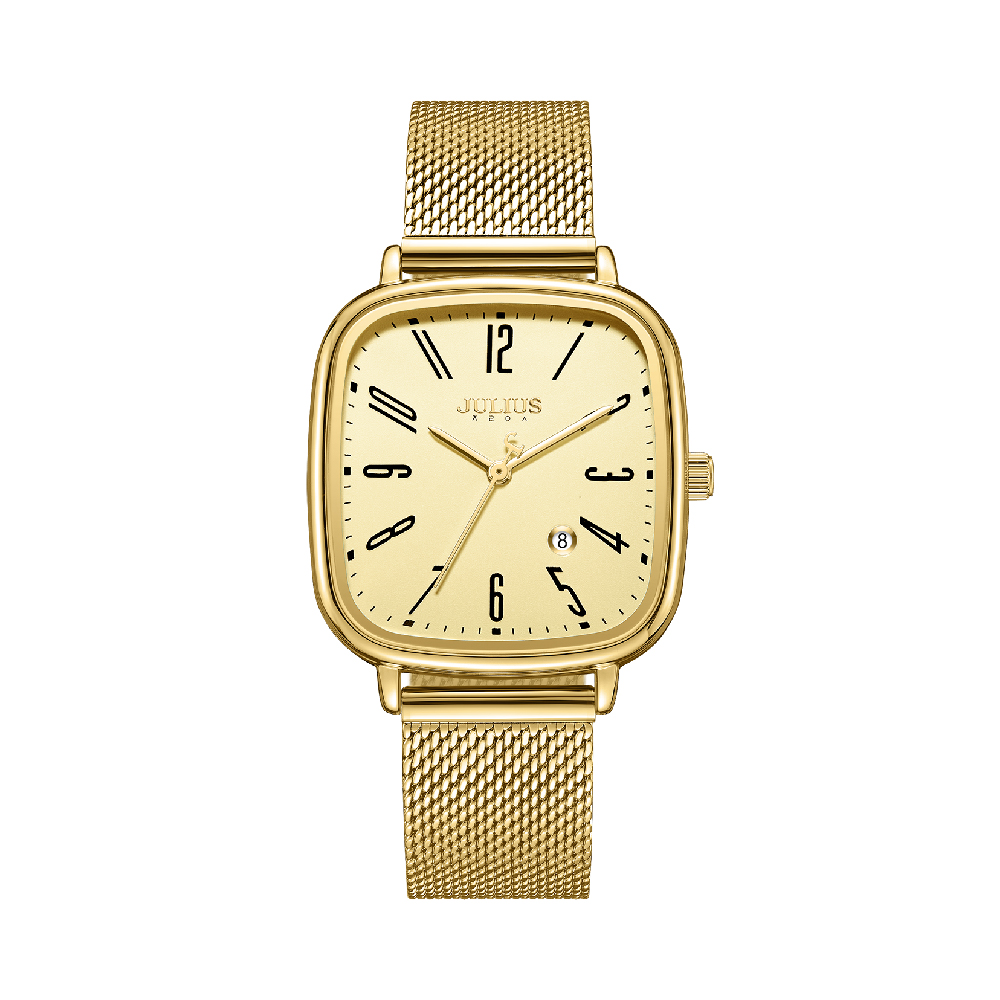 นาฬิกา Julius JA-1514 C สายสแตนเลส สีทอง