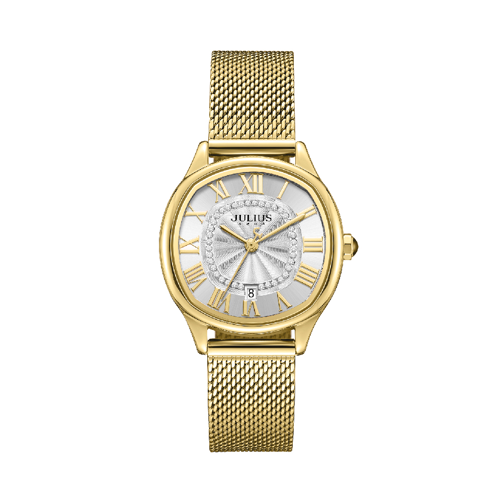 นาฬิกา Julius JA-1518 C สายสแตนเลส สีทอง