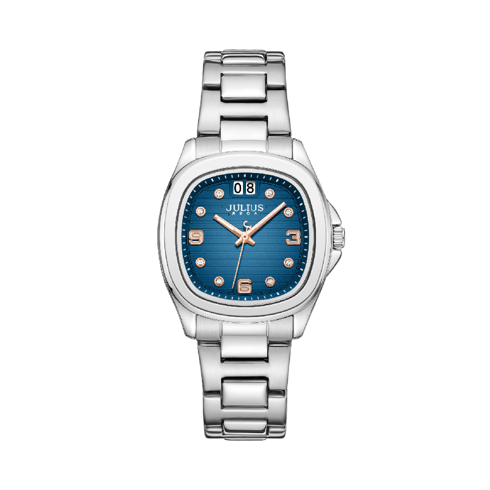 นาฬิกา Julius JA-1519 B สายสแตนเลส สีเงิน
