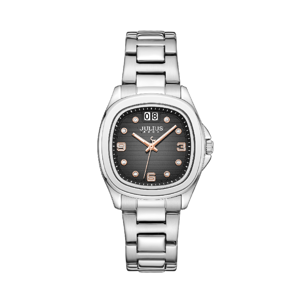นาฬิกา Julius JA-1519 C สายสแตนเลส สีเงิน