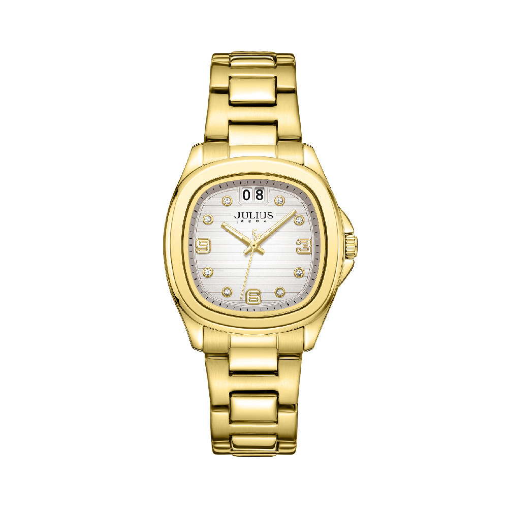นาฬิกา Julius JA-1519 D สายสแตนเลส สีทอง